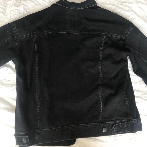 Black denim jacket - Picture 2 of 3